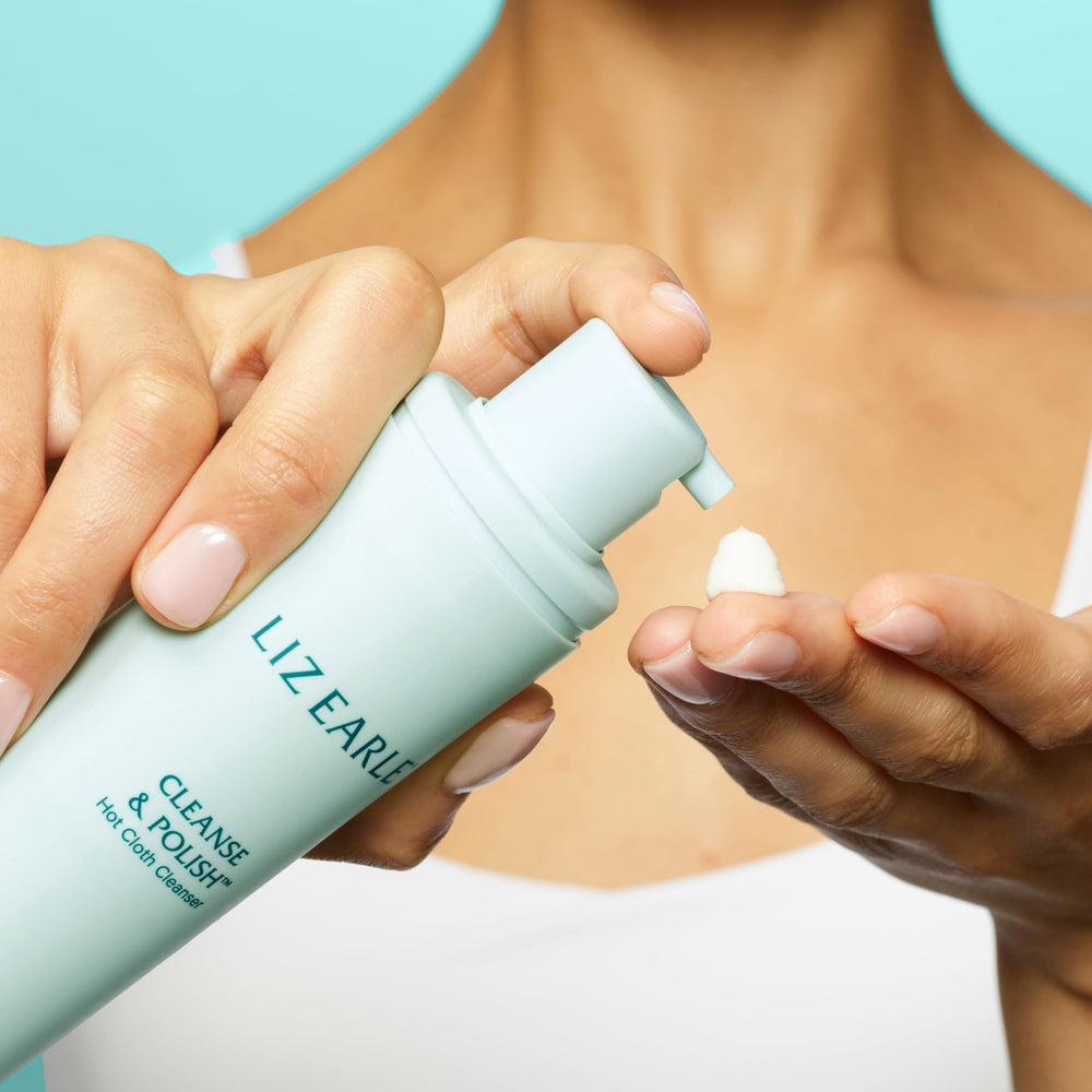 Ingrédients Bio-Fusion Liz Earle: beurre de cacao, romarin et camomille.