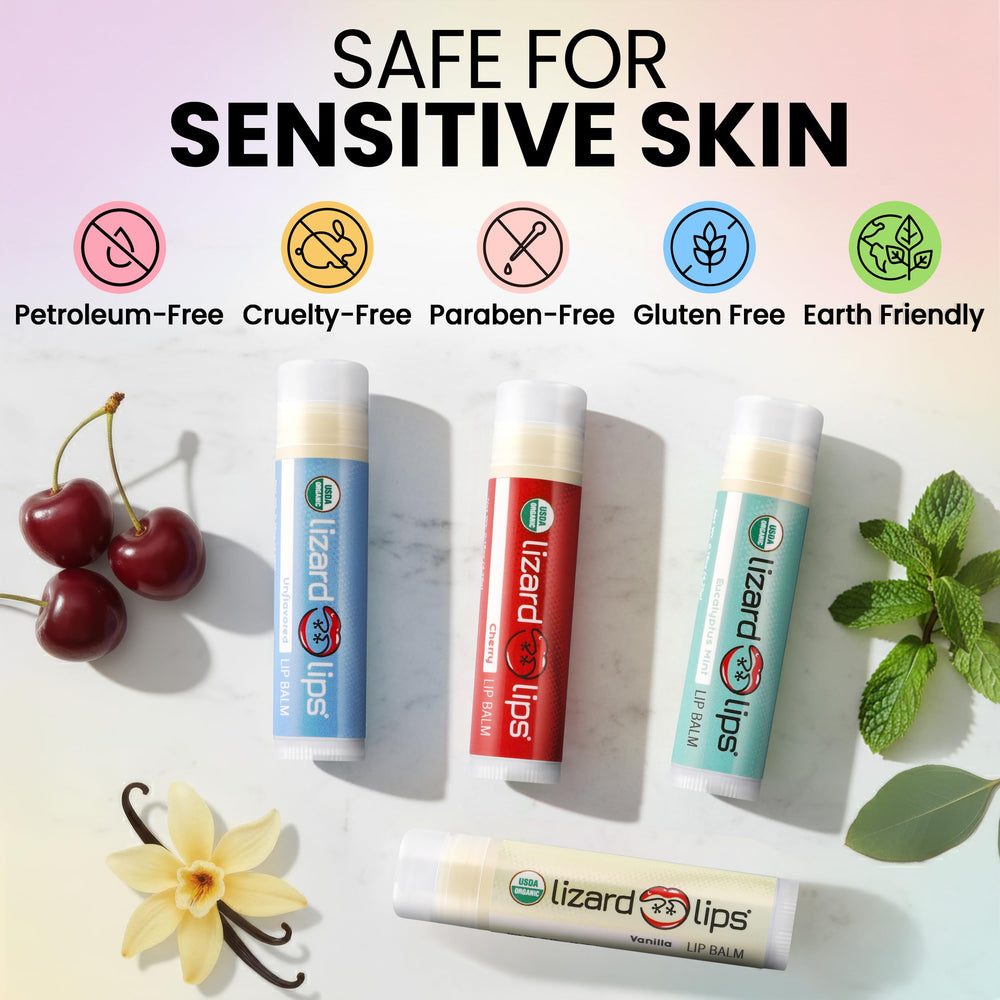 Étiquette certifiée biologique USDA pour Lizard Lips