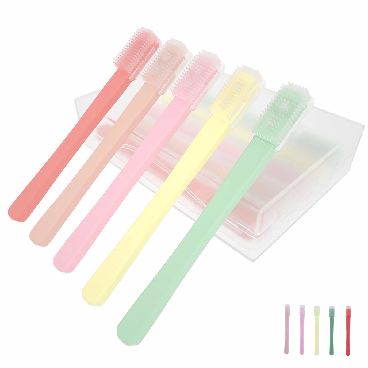 Pinceau paupière LIZICH en silicone doux pour nettoyage délicat.