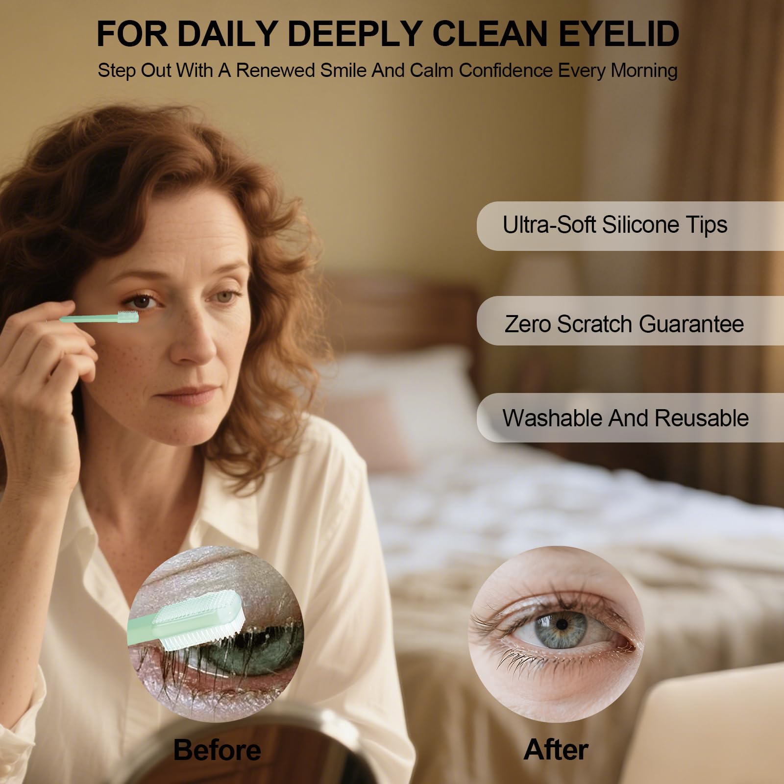 Relief potentiel pour yeux secs grâce au nettoyage ciblé LIZICH.