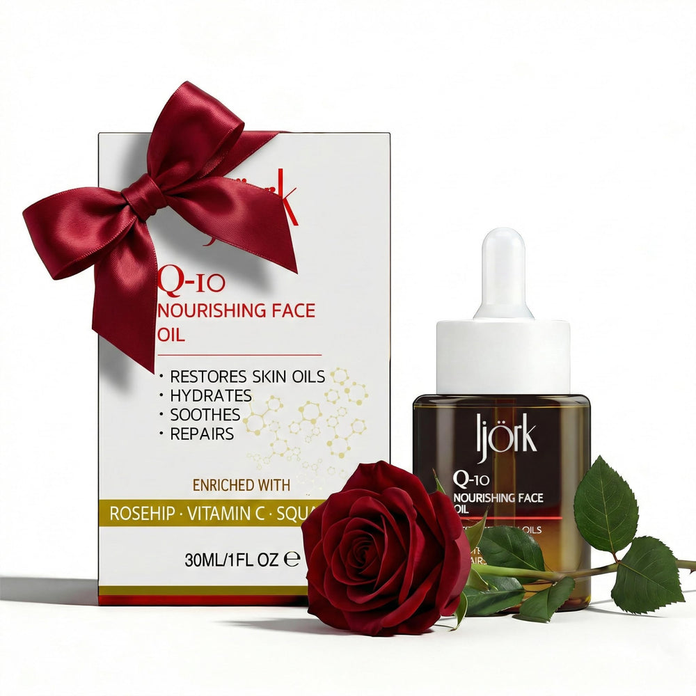 ljörk Q-10 Huile Visage – Utilisation quotidienne dans une routine nourrissante et apaisante.