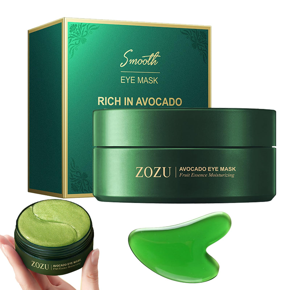 Lkdsoaf masque yeux avocat : hydratation ciblée autour des yeux.