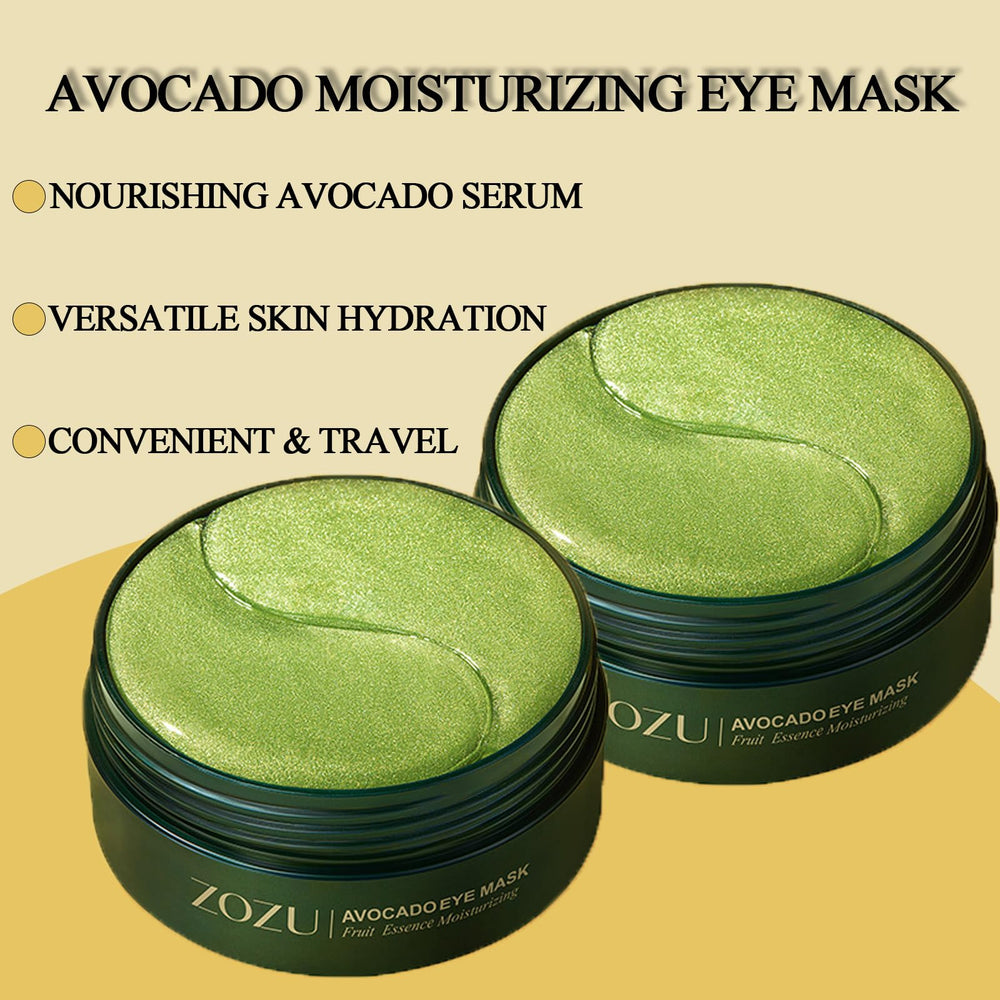 Lkdsoaf patchs yeux avocat: rafraîchissement rapide et hydratation.