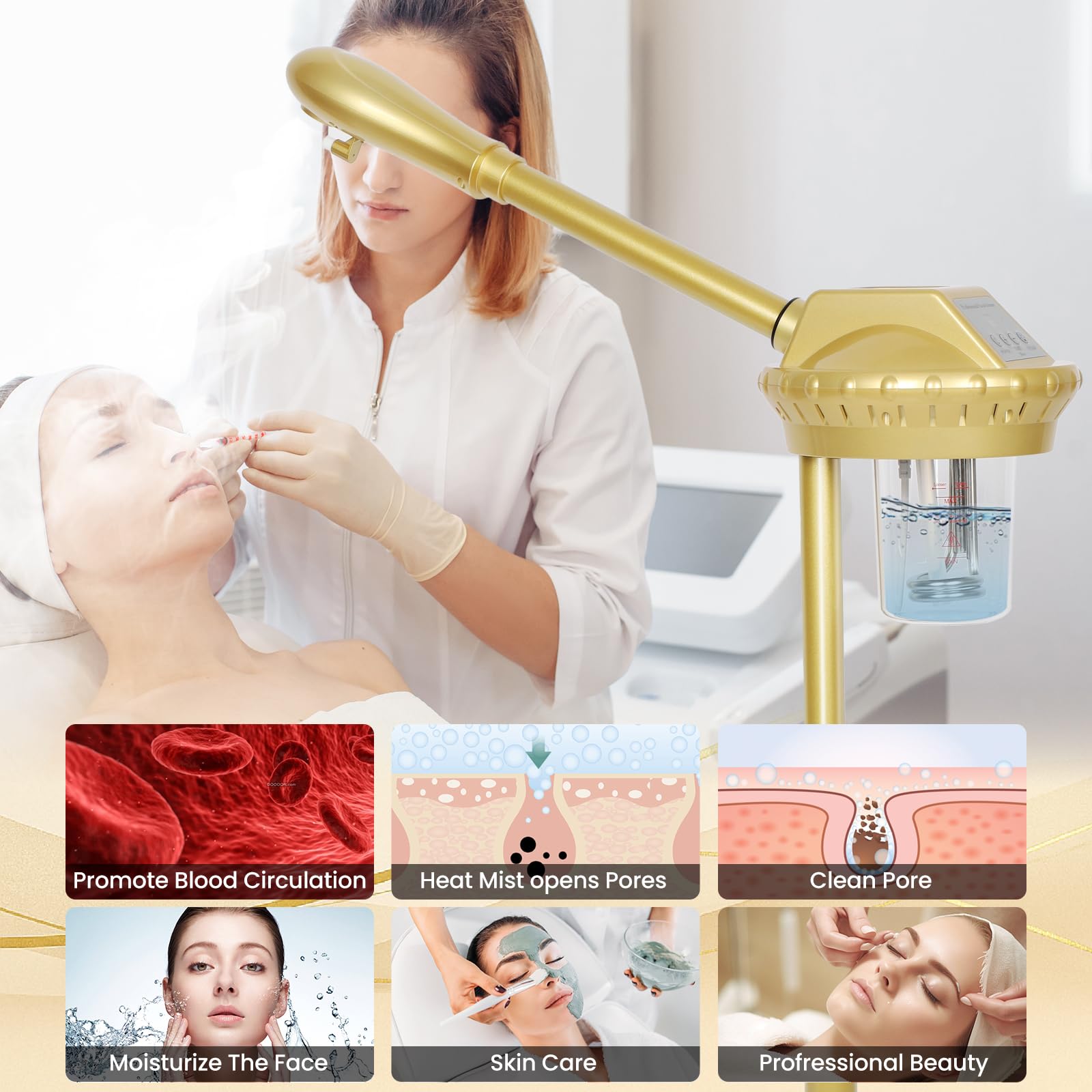 Finition or LKT COBTAC design premium pour salon.