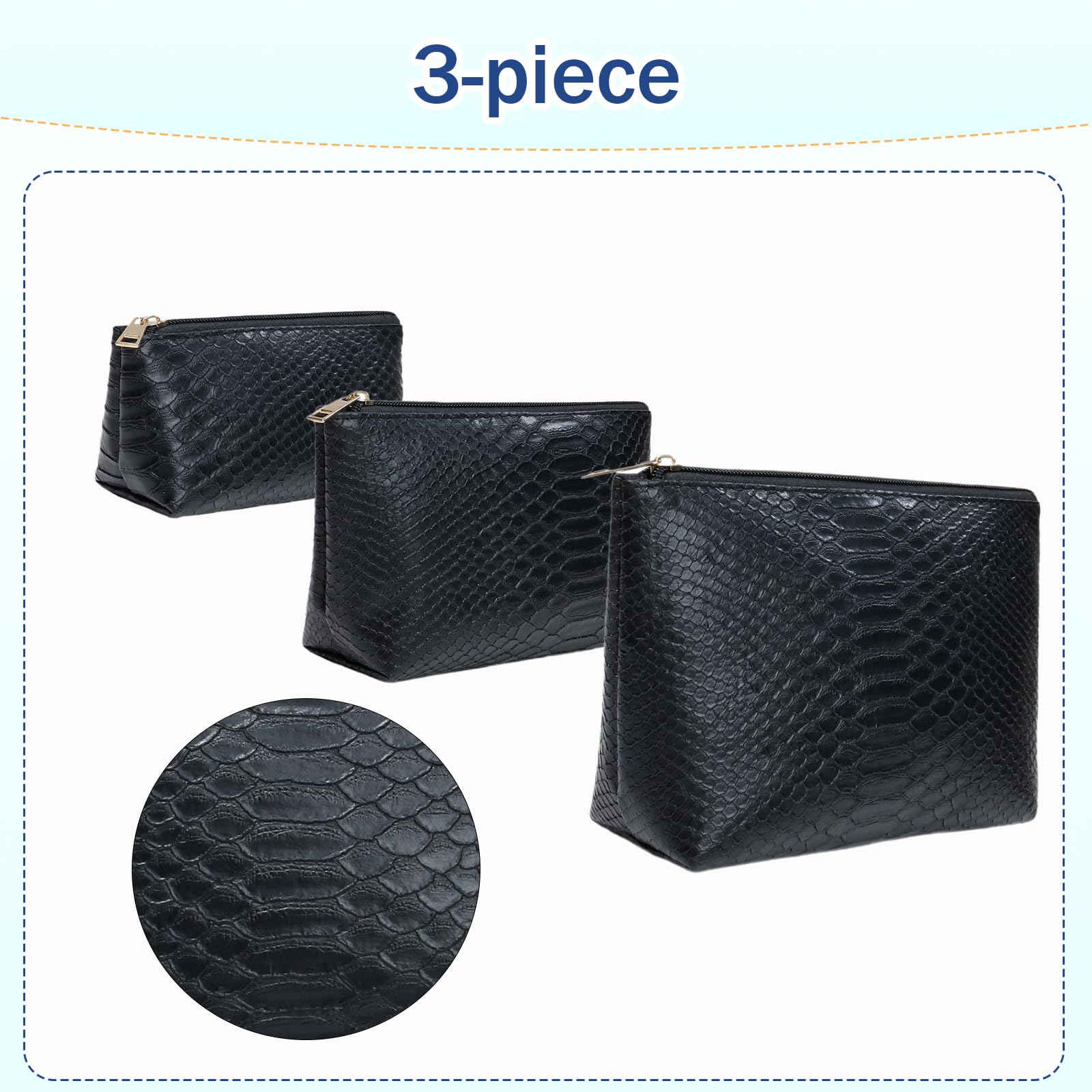 lllyan sac de toilettes suspendu noir, pratique pour gagner de l'espace.