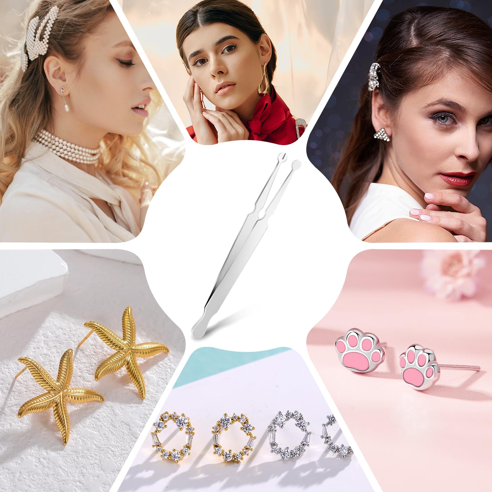 LLOUSSAK pour oreilles: changement sûr des boucles d’oreille.