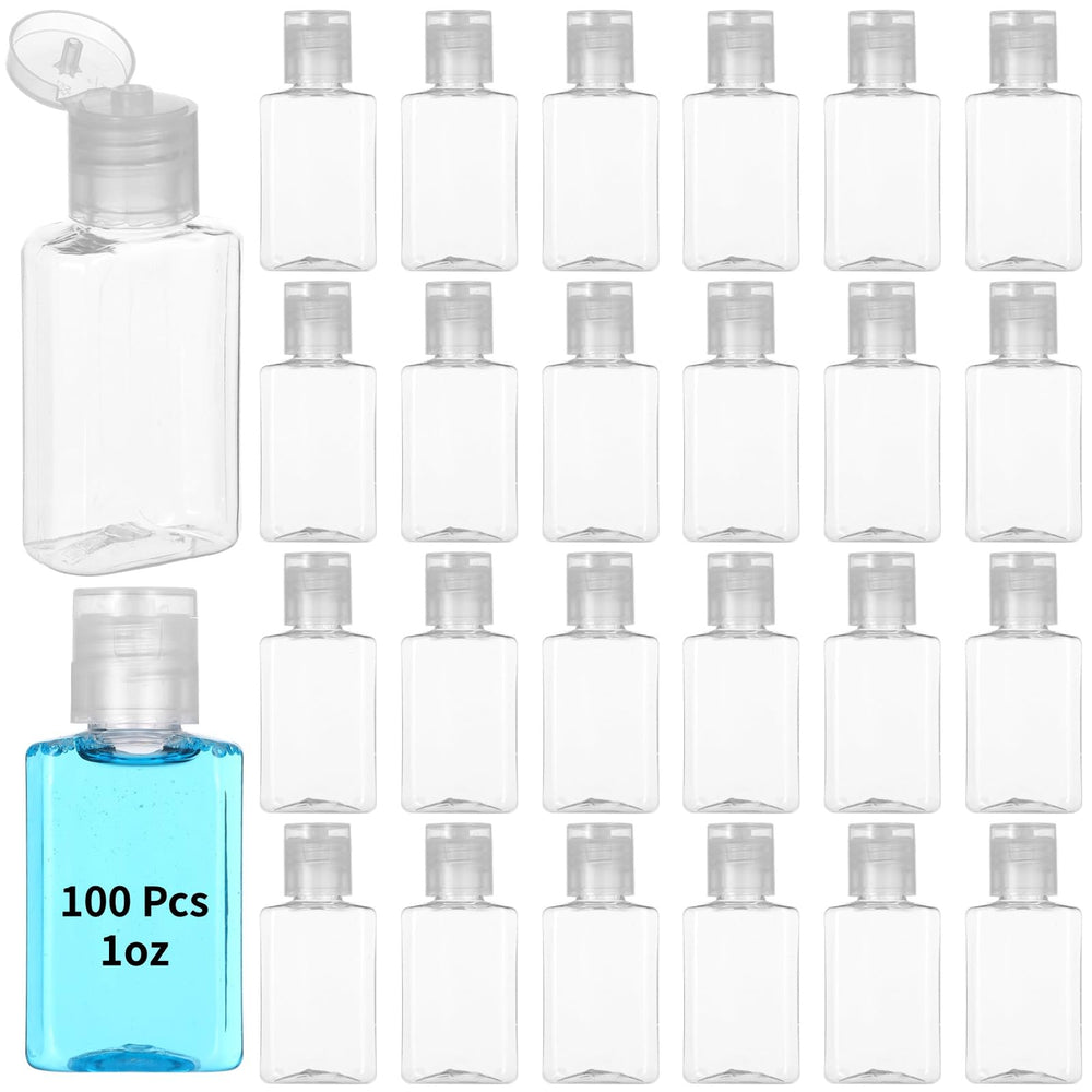 Bouteilles voyage Lnrueg 30ml cap flip, pratique et étanche pour vos liquides.
