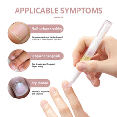 LOCKCUTE Durcisseur ongles, renforce et protège les ongles fragiles