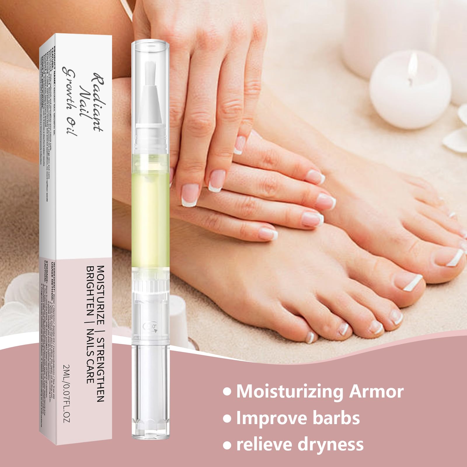 LOCKCUTE Huile nourrissante ongles, améliore souplesse et vitalité