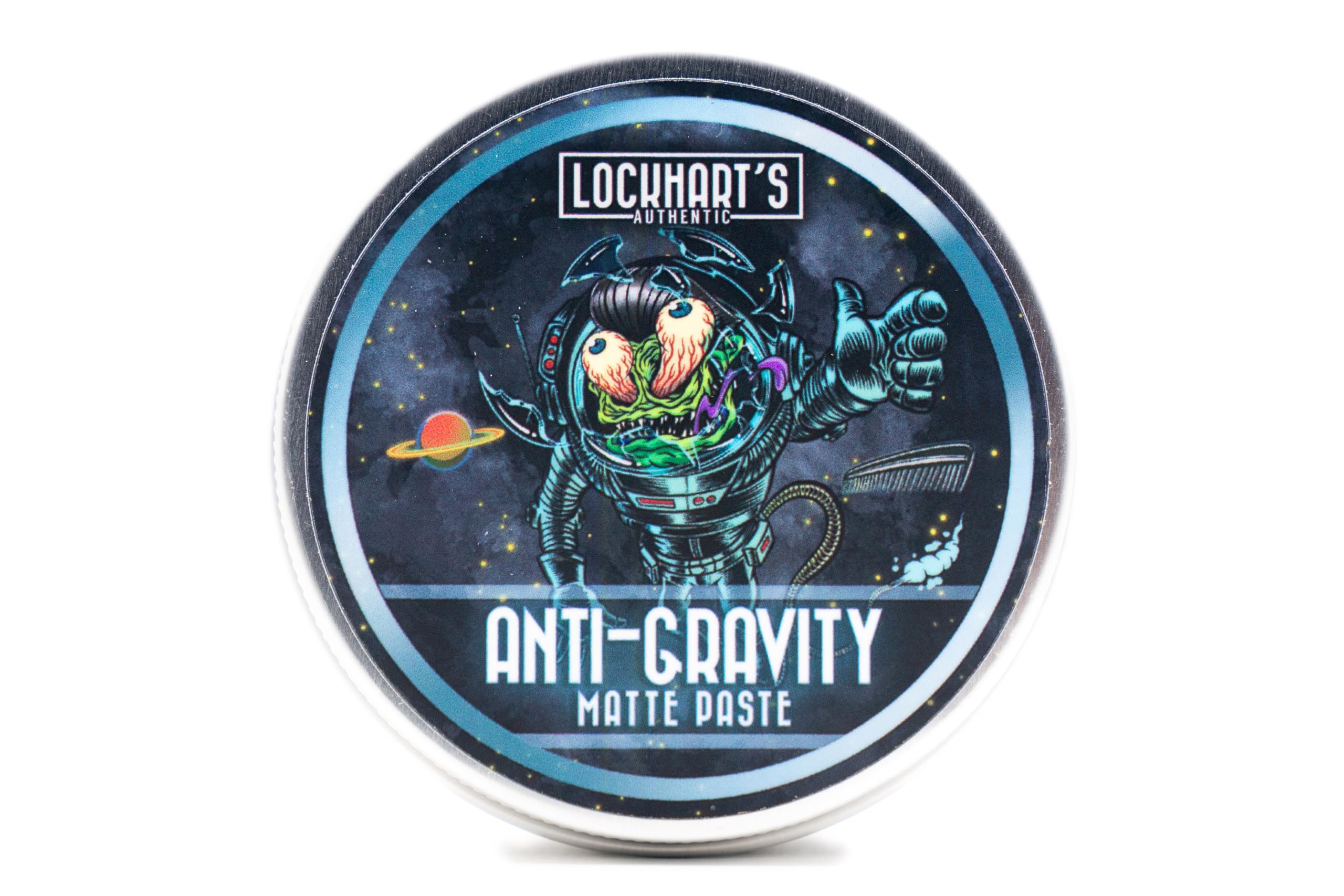Lockhart's Anti-Gravity Pâte Matte en flacon, texture marquée et volume durable.