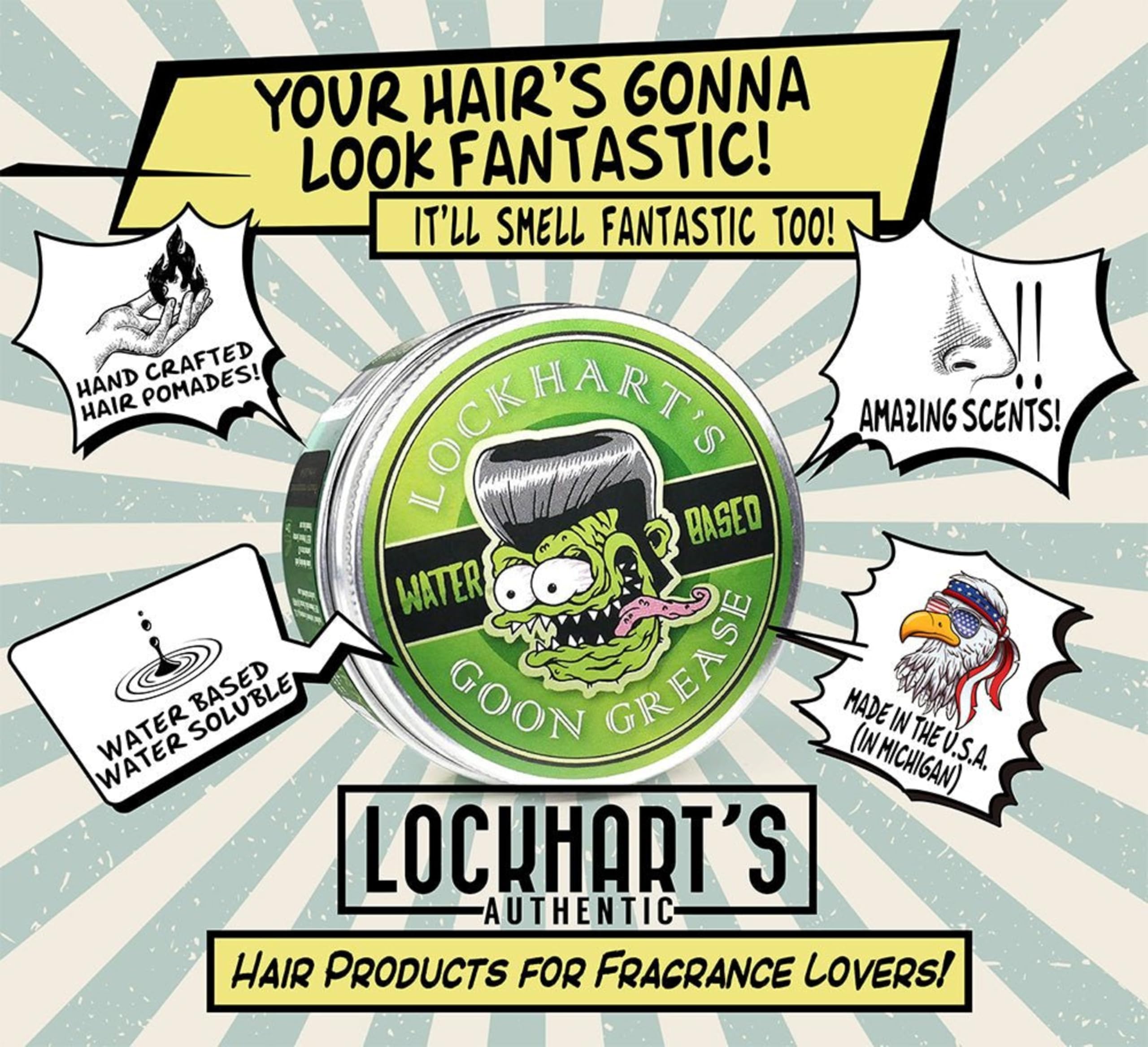 Pomade Goon Grease se rince facilement à l’eau sans résidu.