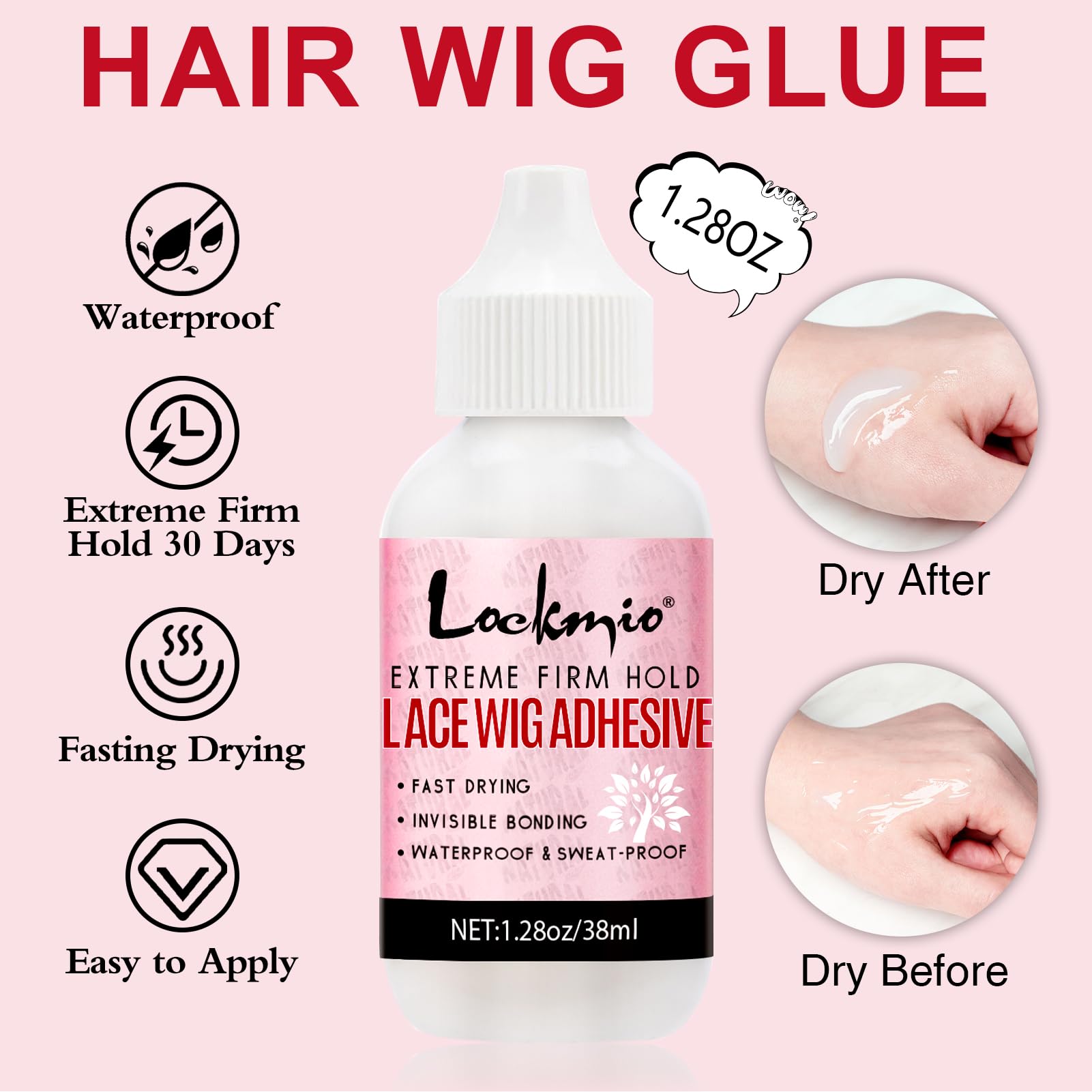Lockmio brosse precision contours pour contours nets.