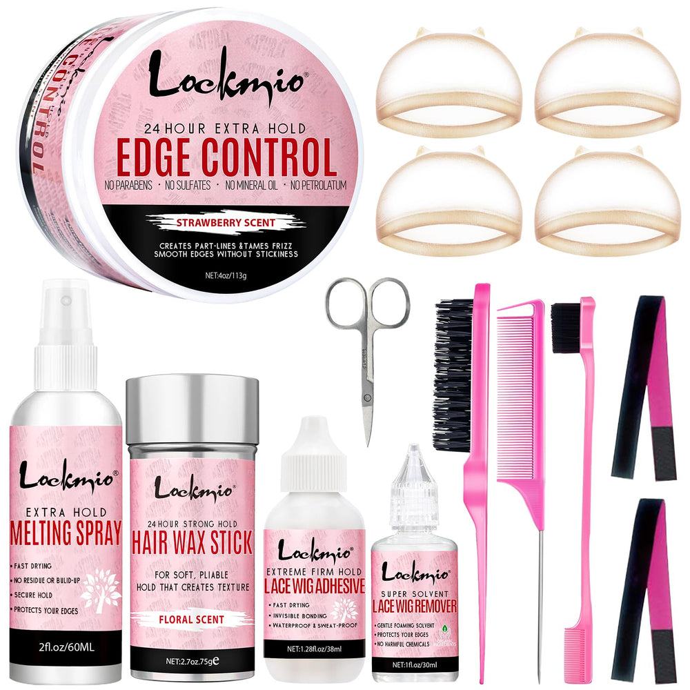 Lockmio kit 15 pièces pour installation frontale en dentelle, précision fiable.