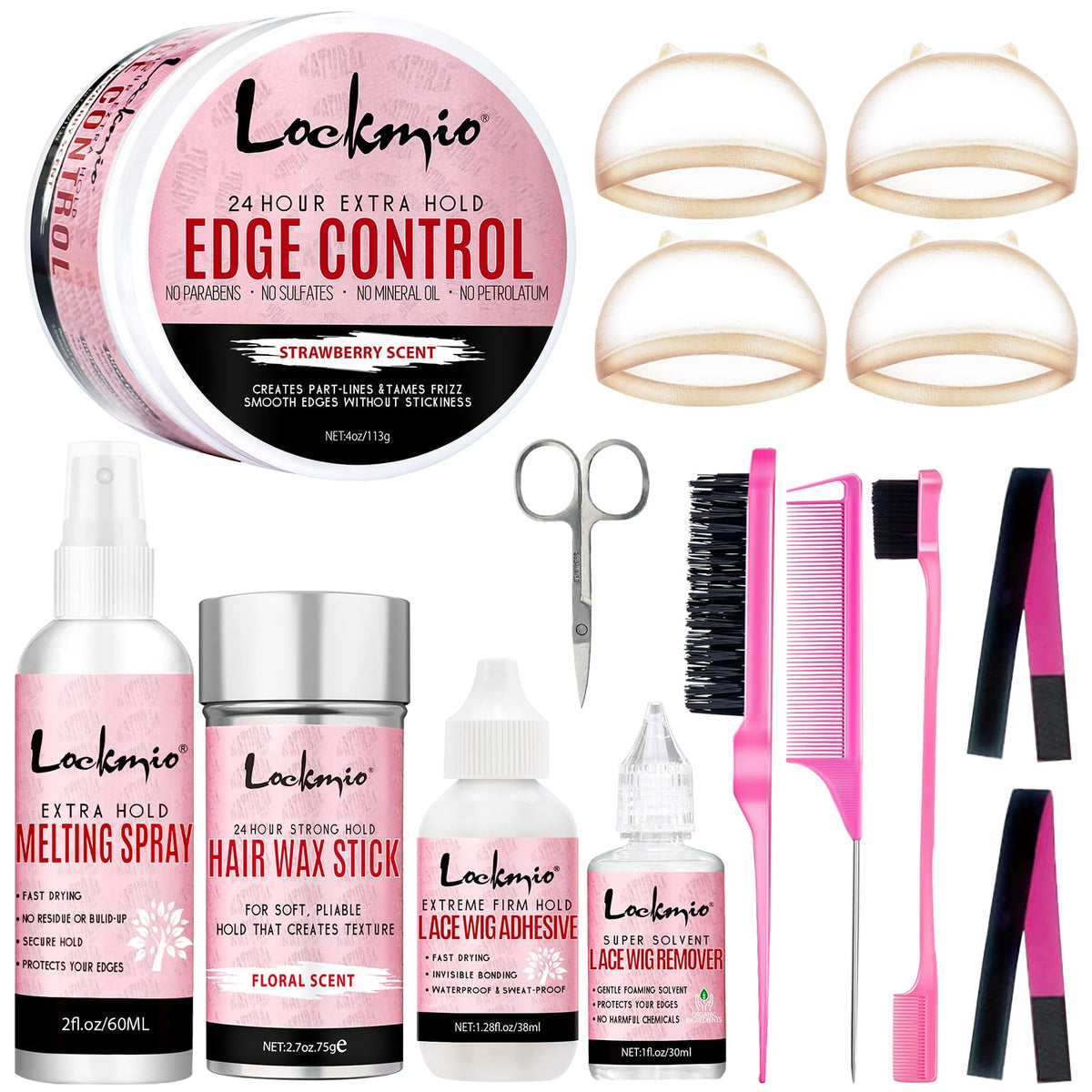 Lockmio kit 15 pièces pour installation frontale en dentelle, précision fiable.