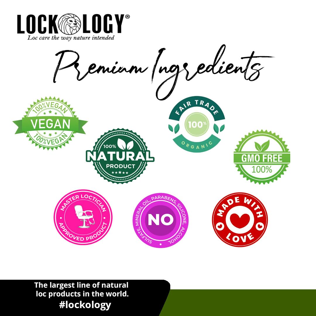 Lockology Loc Moisturizer après lavage scellant l’hydratation des locs