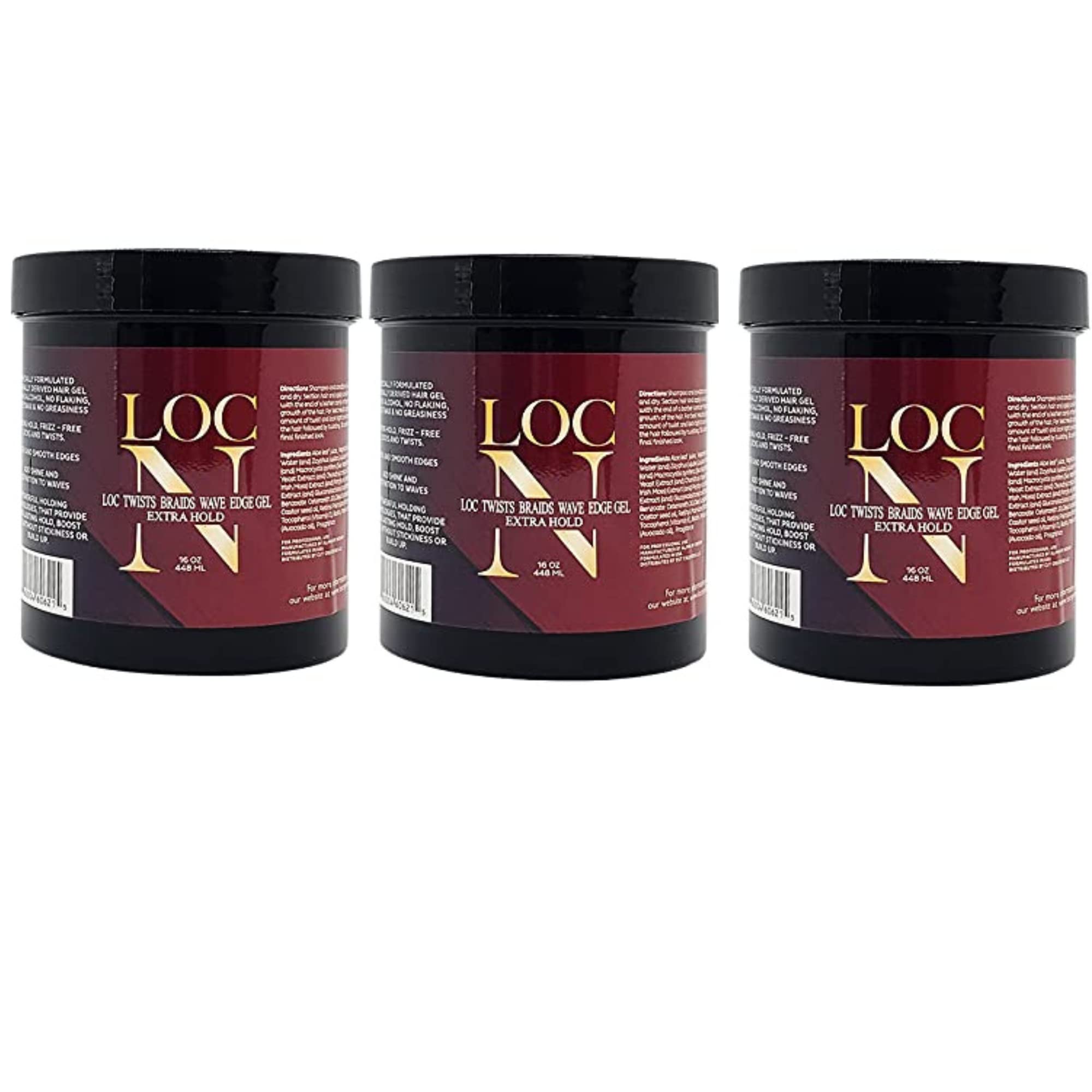LOCN Gel Contours Tenue Maximale, pack 3 pour contours nets toute la journée