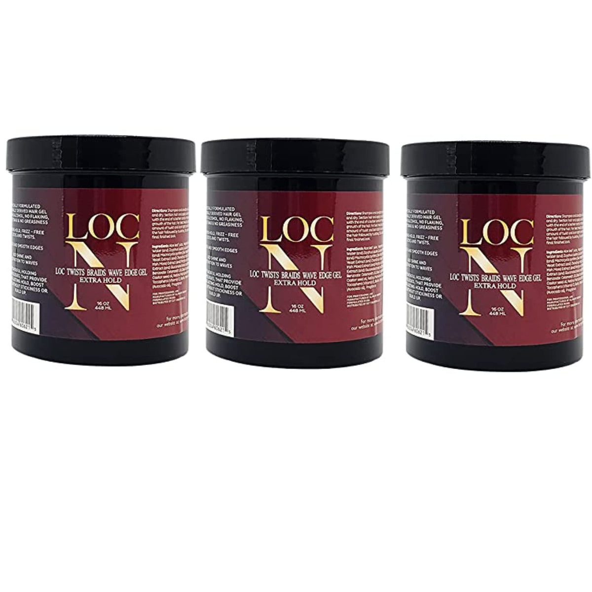 LOCN Gel Contours Tenue Maximale, pack 3 pour contours nets toute la journée