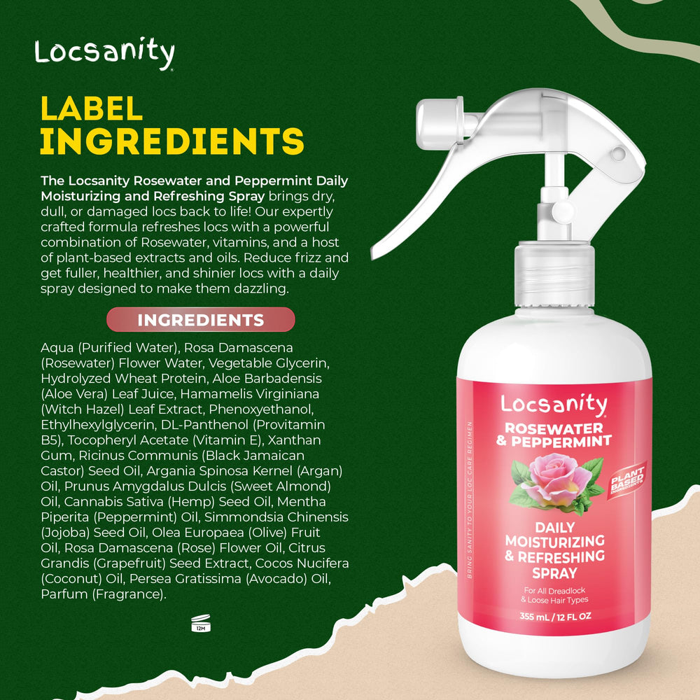 Locsanity application sur cuir chevelu pour locs en douceur.