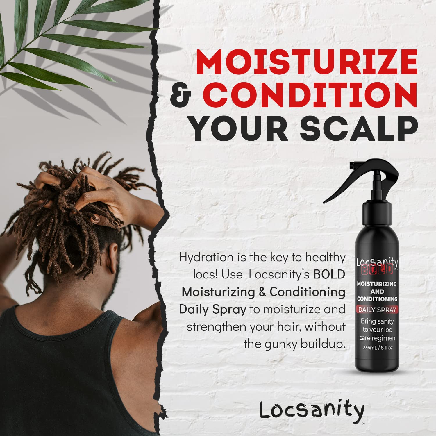 Locsanity BOLD — soin locs pour cuir chevelu nourrissant