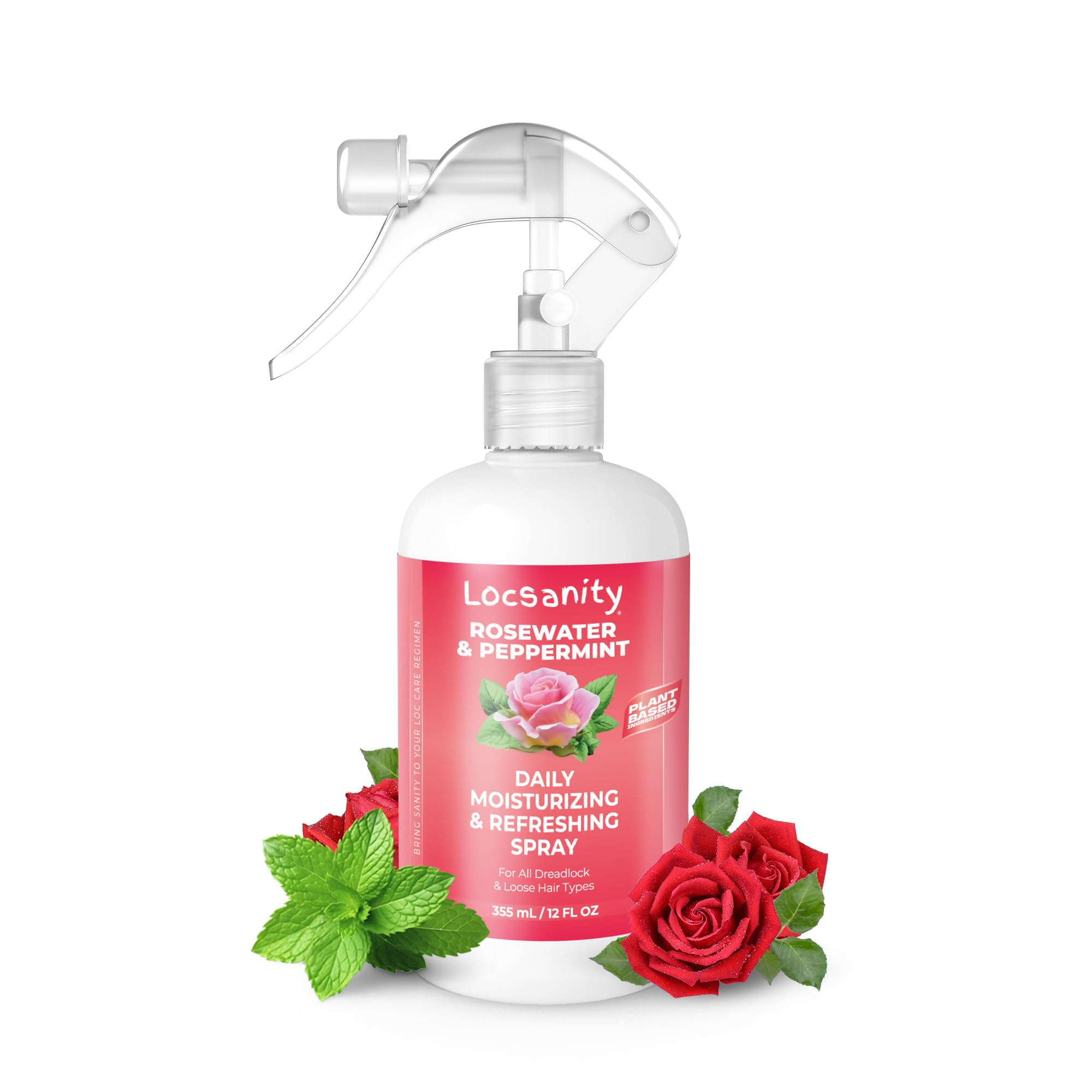 Locsanity brume hydratante pour locs, utilisation quotidienne.