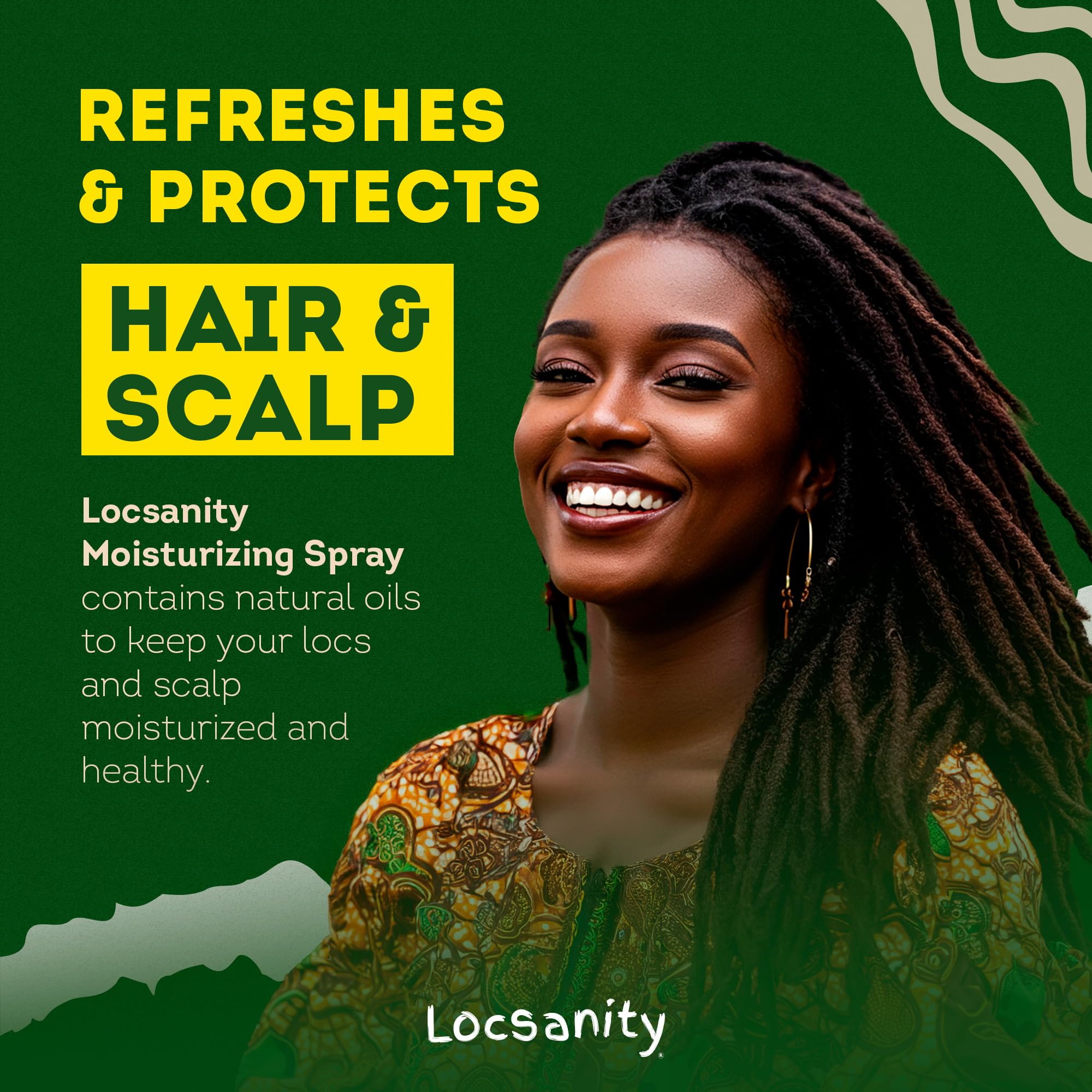 Locsanity ingredients-rose-menthe pour des ingrédients naturels qui respectent le cuir chevelu.