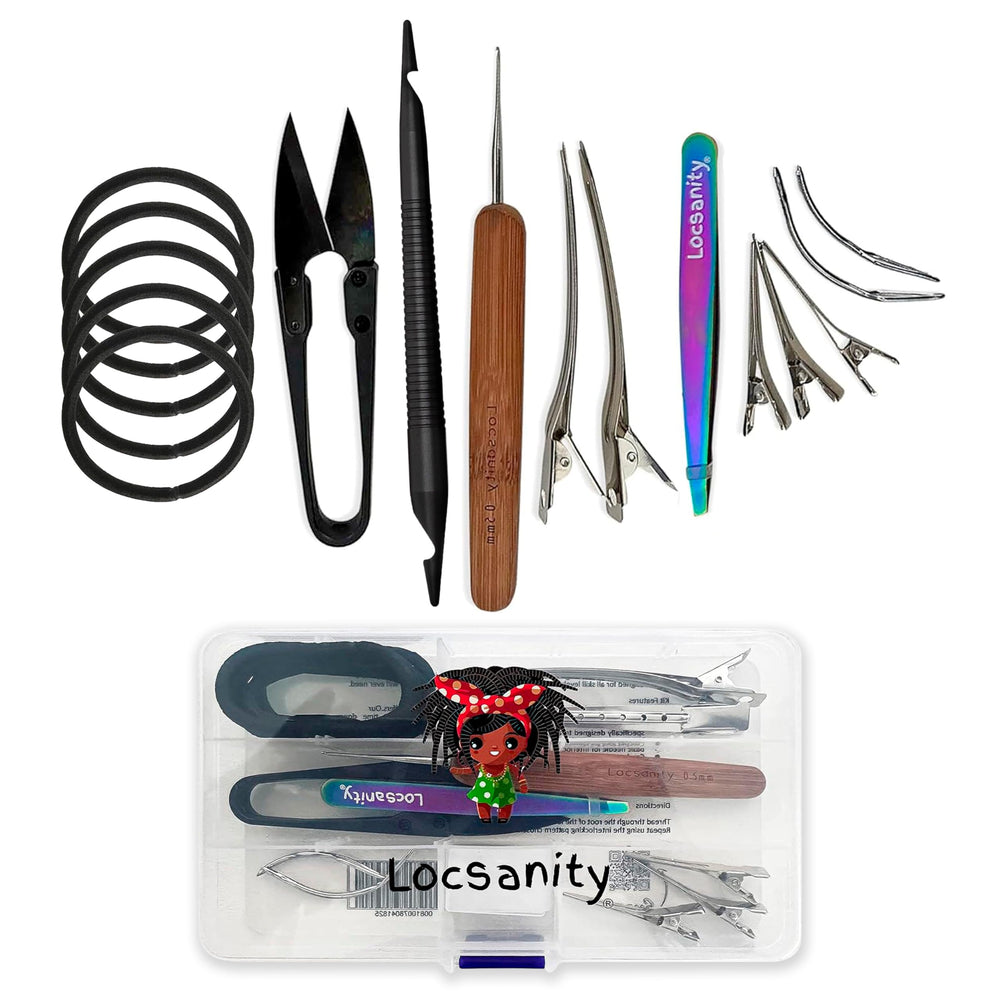 Locsanity outil locs interconnexion: kit polyvalent pour relier et sécuriser les locs.
