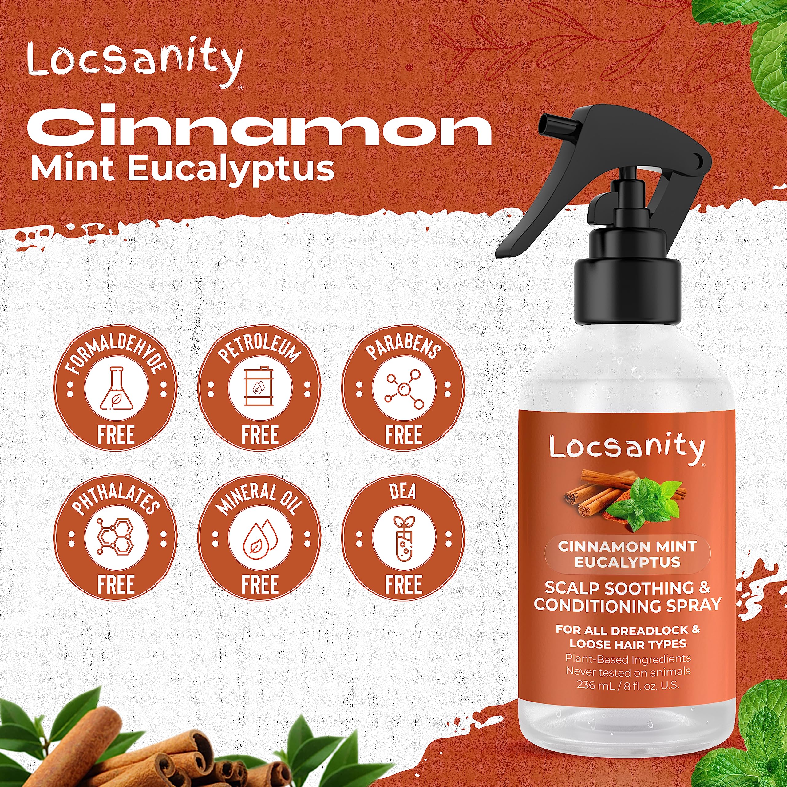 Locsanity packaging-box signals calming care for sensitive scalps.