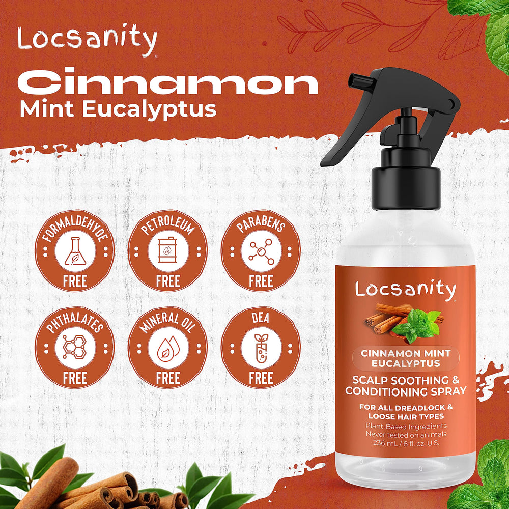 Locsanity packaging-box signals calming care for sensitive scalps.