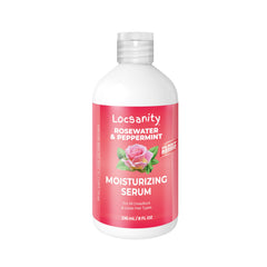 Locsanity Sérum Rosementhe dans sa bouteille, hydratation douce pour les locs au quotidien.