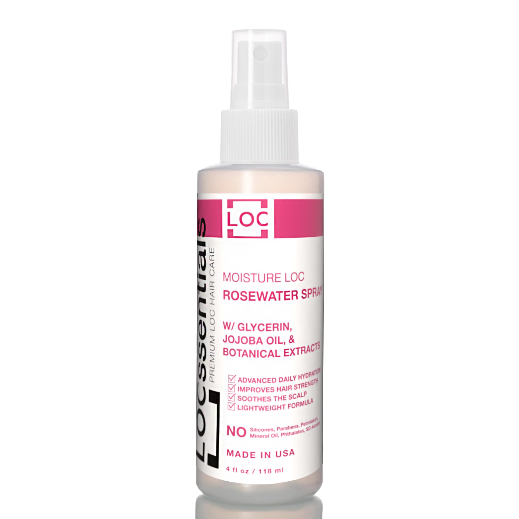 LOCssentials eau-de-rose brume-locs: hydratation durable pour vos locs
