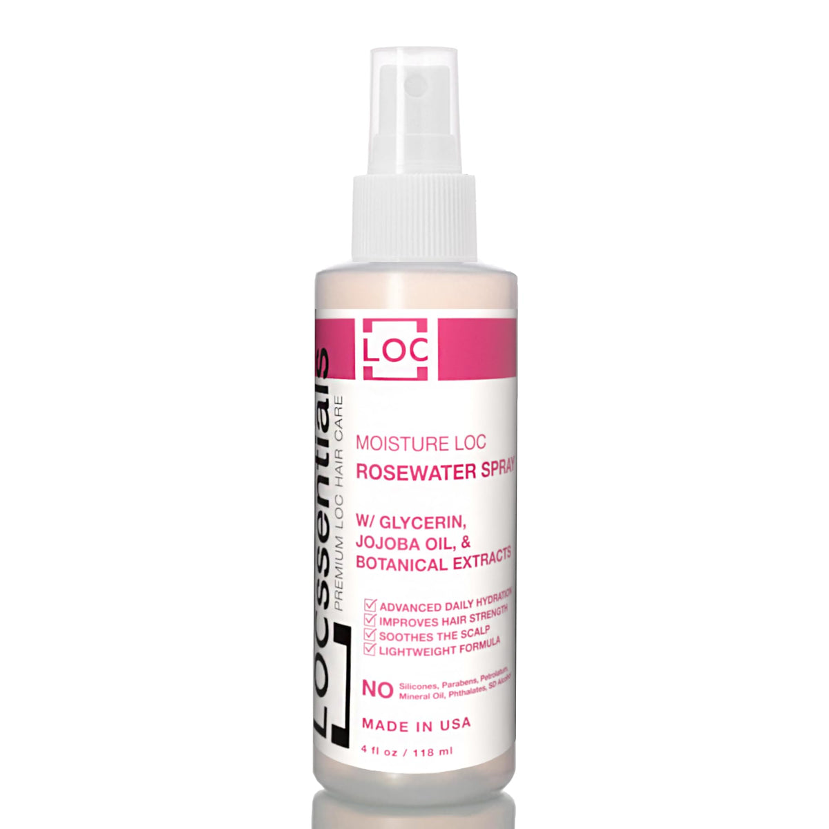 LOCssentials eau-de-rose brume-locs: hydratation durable pour vos locs
