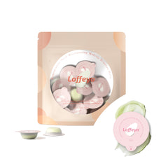 Baume démaquillant Loffeyo en minis pods, pratique pour voyage.