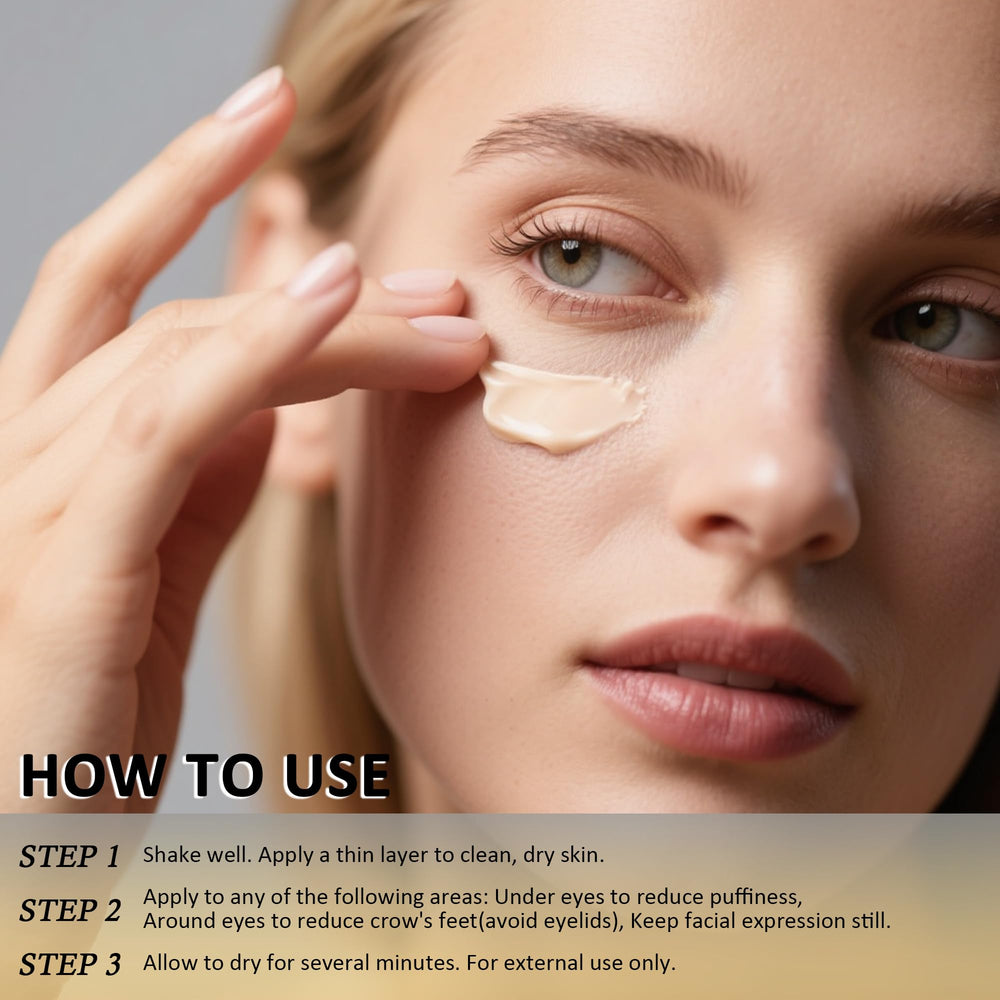 Sensation fraîche après application Loicwoo Crème Yeux pour le regard.