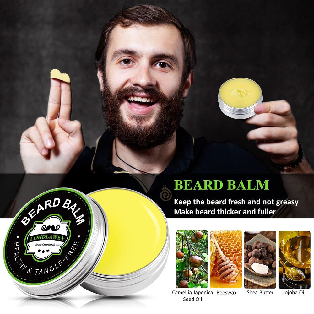 LOKDLAWEN brosse-barbe: démêle sans tirer et répartit l’huile