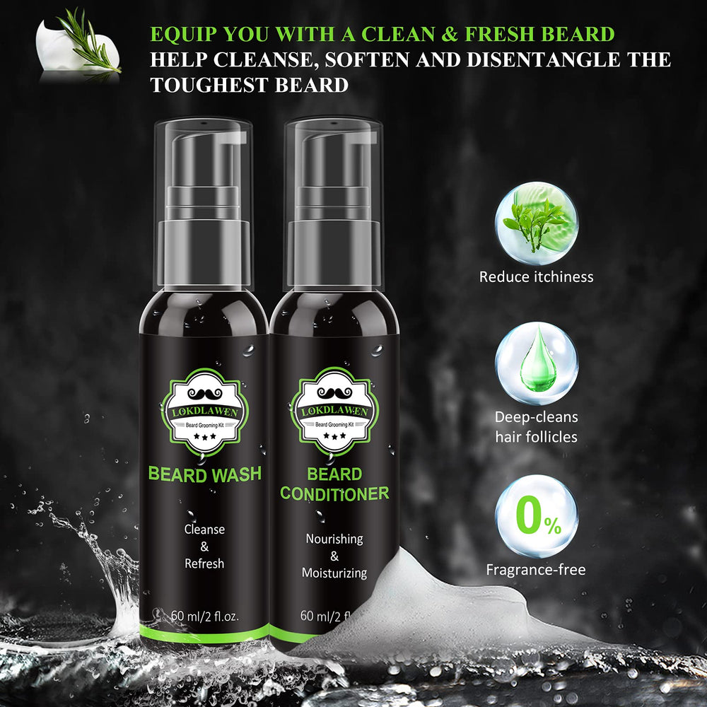 LOKDLAWEN huile-barbe: nourrissante et rapidement absorbée