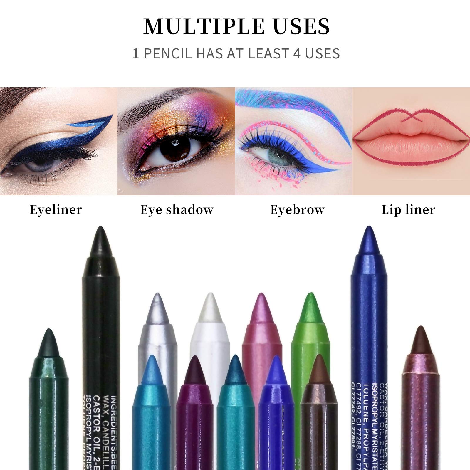 LOKFAR stylo-yeux dégradés et nuances pour looks rapides