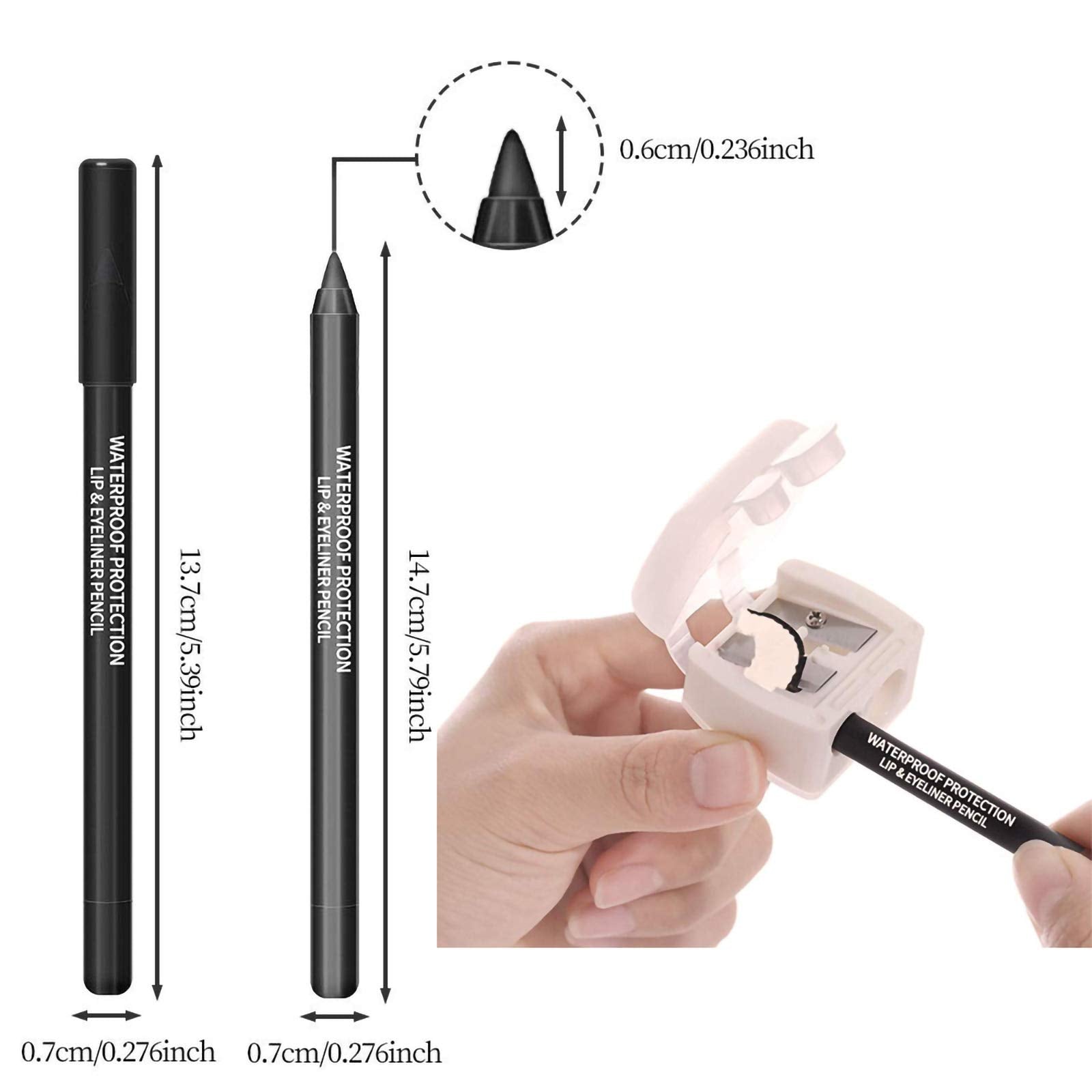 LOKFAR stylo-yeux résistant à l'eau, parfait pour activités quotidiennes