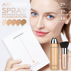 LOKFAR AirBrush Foundation Spray flacon compact pour retouches nomades