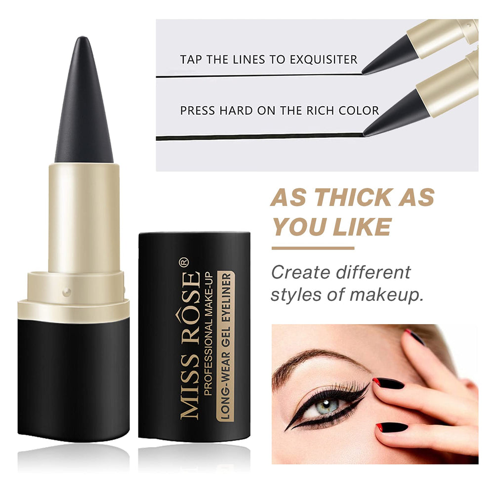 LOKFAR formule résistante à l'eau et anti-bavure, maquillage qui dure.