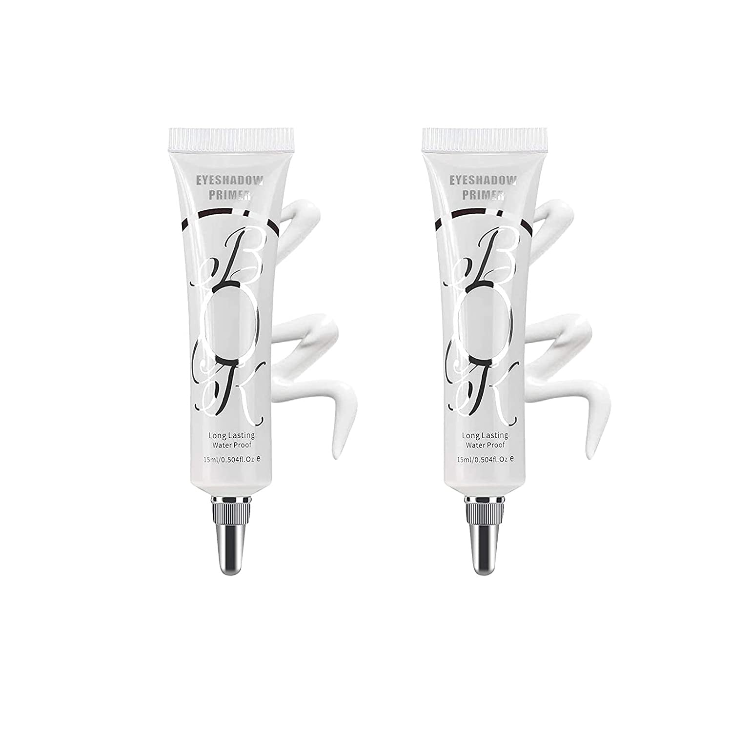 LOKFAR primer ombres matte blanc, 2-pack, base durable prête à l’emploi