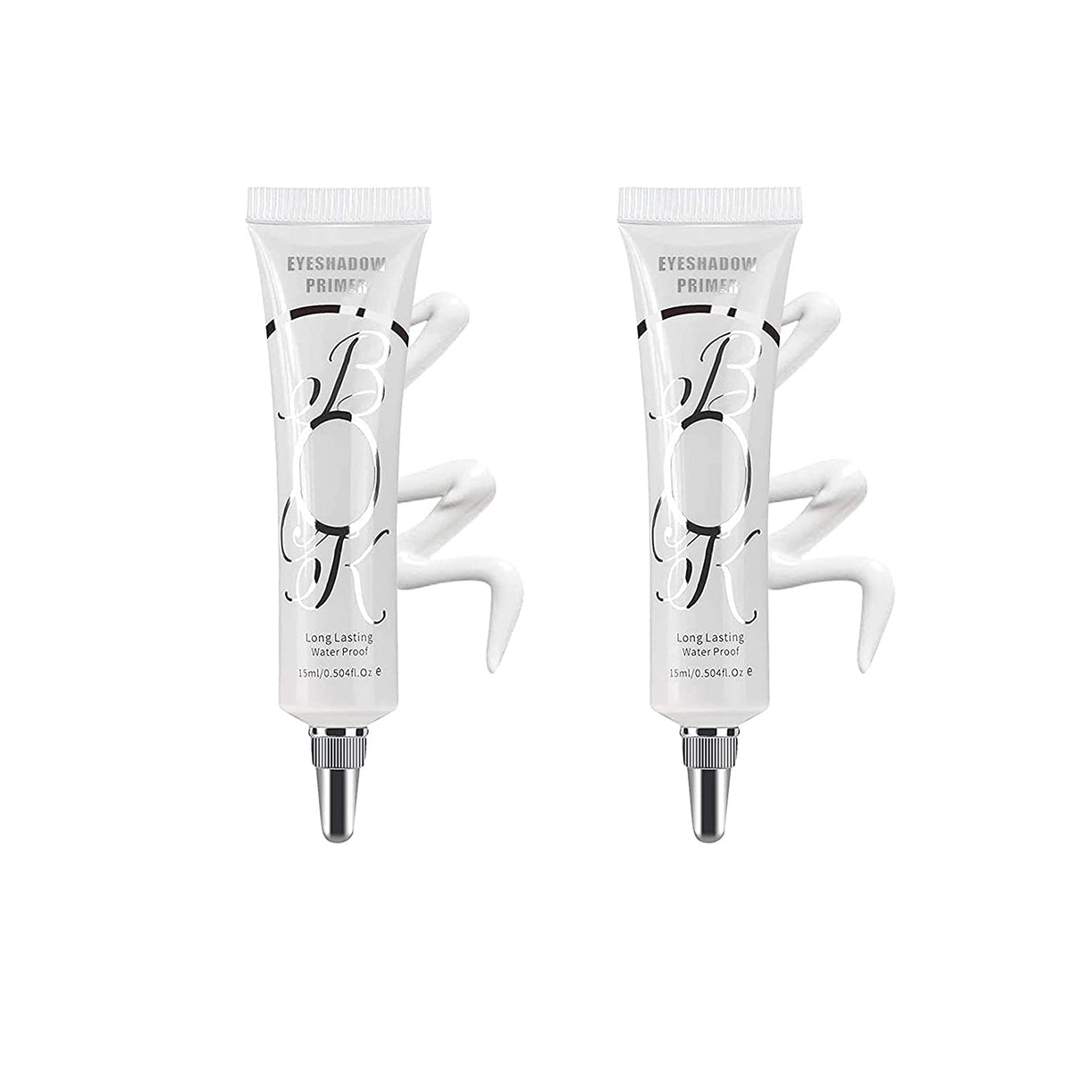 LOKFAR primer ombres matte blanc, 2-pack, base durable prête à l’emploi