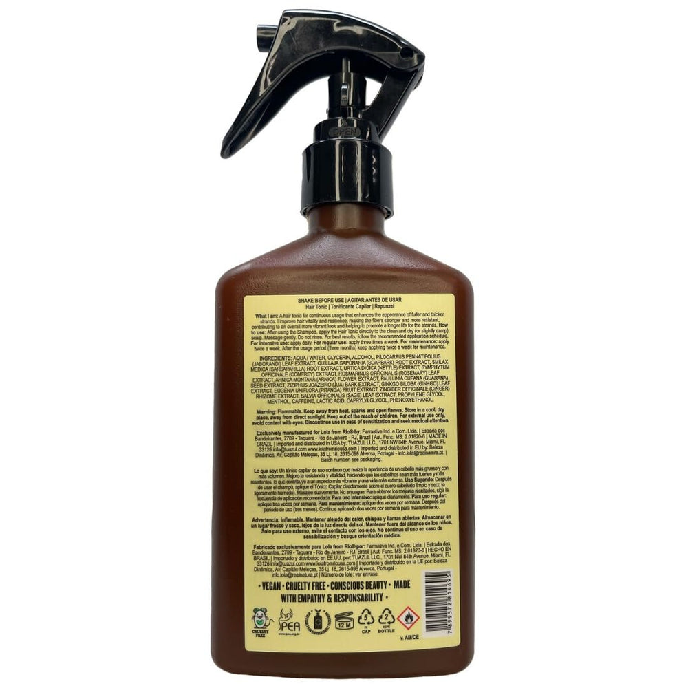 Lola From Rio: applicateur-spray-cheveux pour une application précise et rapide.