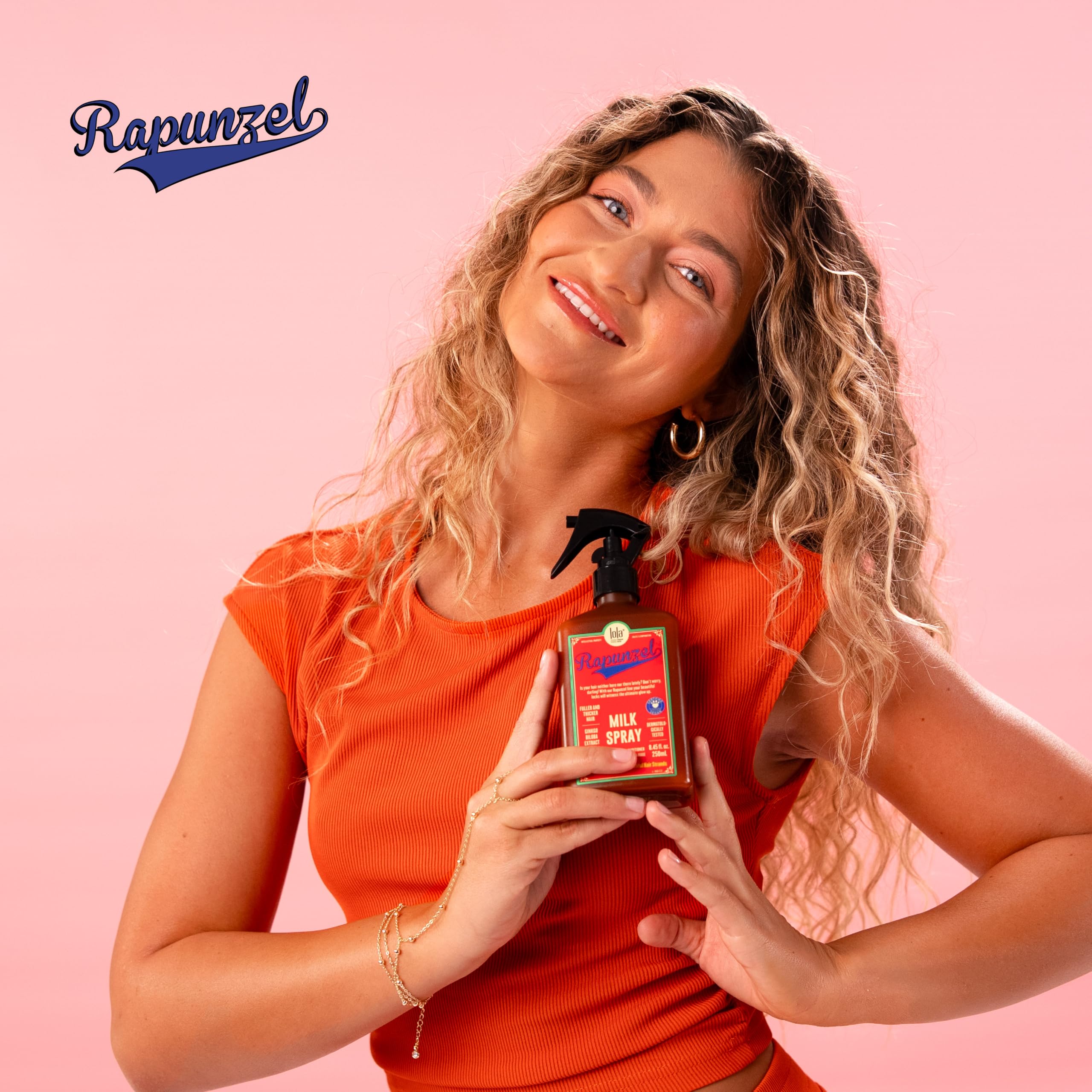 Démêlage efficace grâce au spray Lola From Rio Rapunzel Milk Spray.