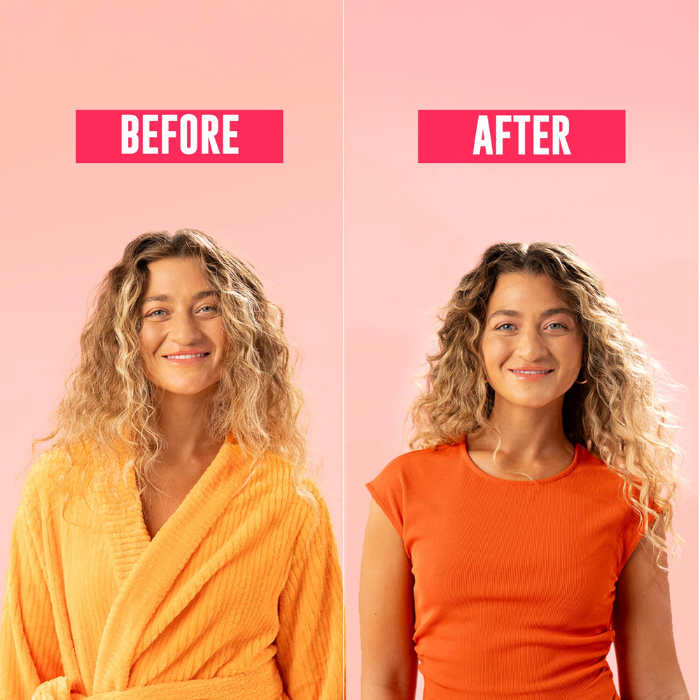 Cheveux prêts à sécher rapidement avec Lola From Rio Rapunzel Milk Spray.