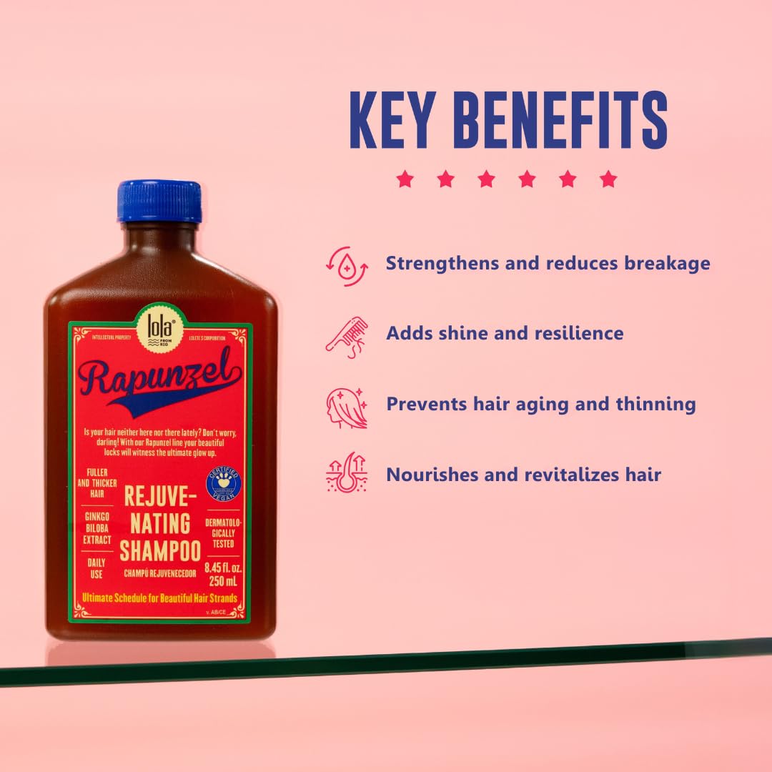 Lola From Rio Shampoing Nettoyage Doux — idéal pour cuir chevelu sensible et cheveux délicats.