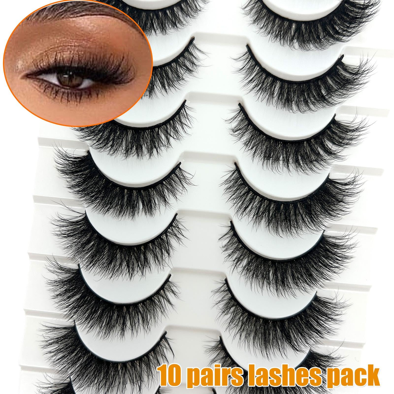 Loladook bande cils coton application facile pour débutants.