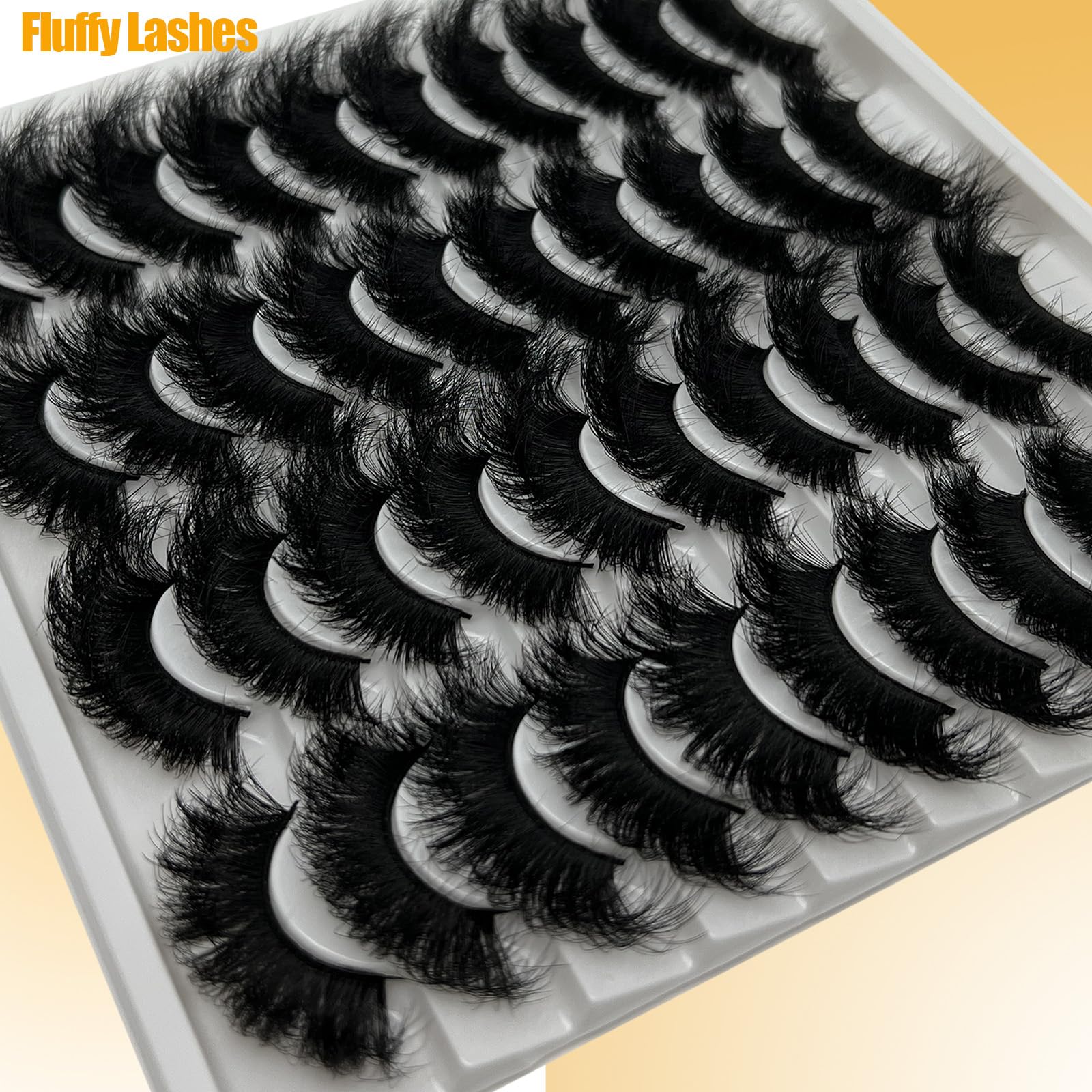 Cils loladook mink en lot 25mm pour rendu volumineux.