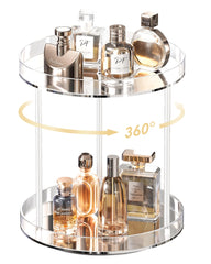 Lolalet porte-parfums en acrylique rotatif 360°, accès rapide à vos parfums.