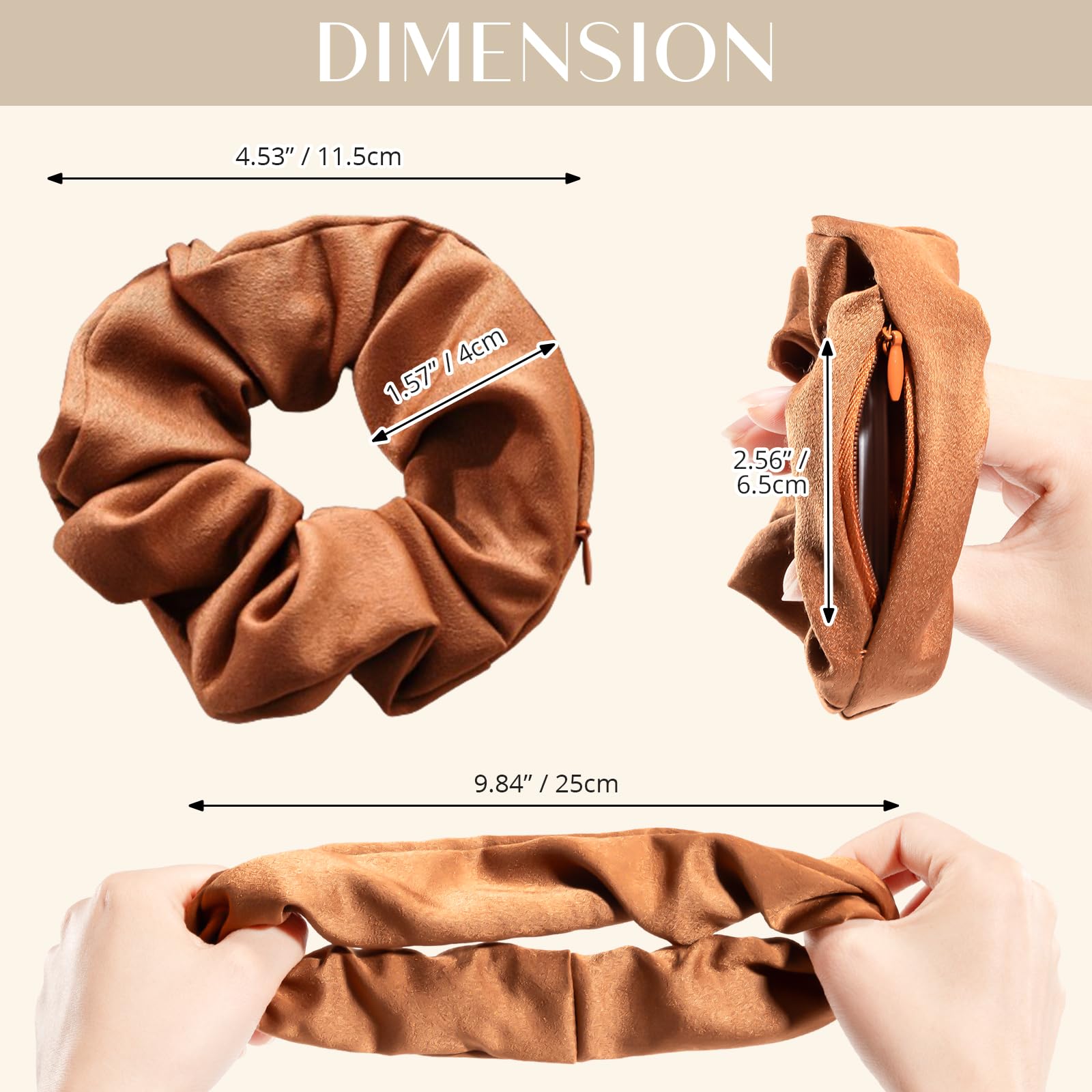Lolalet Stash Scrunchies sport bijoux sécurisés