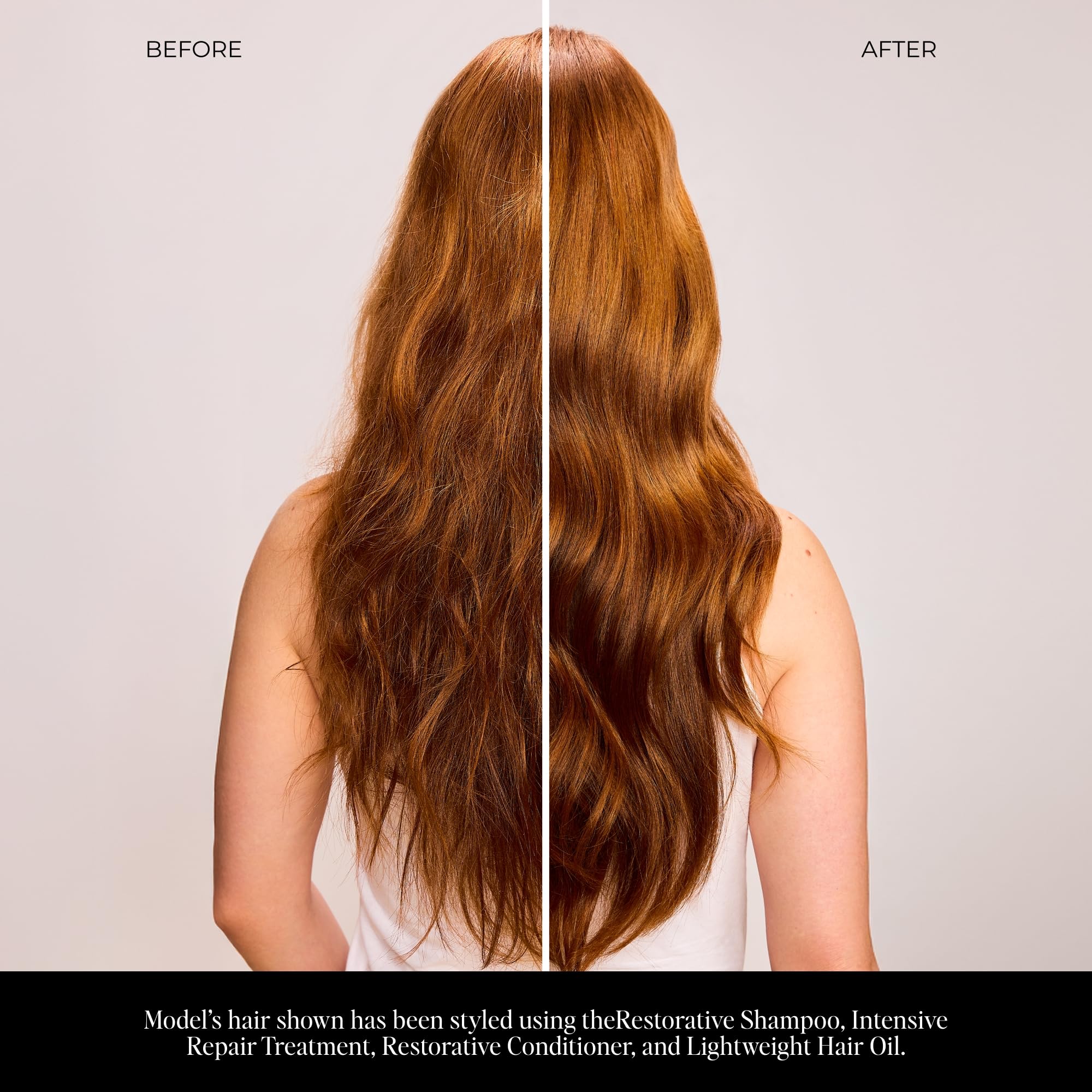 Lolavie appliquer sur les longueurs et pointes – cheveux plus doux et faciles à coiffer.